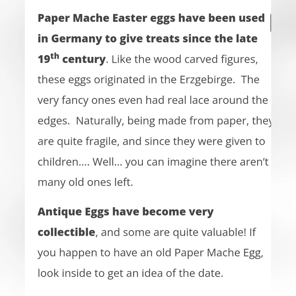 🍒 NWOT VINTAGE EASTER EGG - Picture 6 of 10
